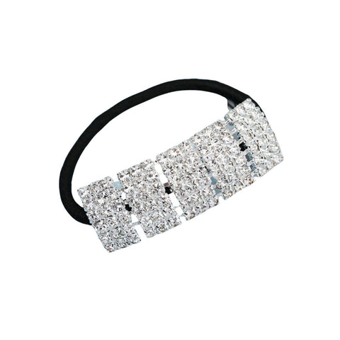 KySienn Rhinestone Ponytail Curved Hair Cuff