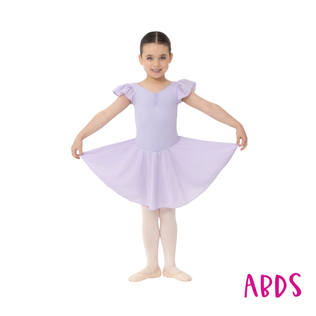 ABDS Bambini Cap Sleeve Chiffon Dress Tactel Child