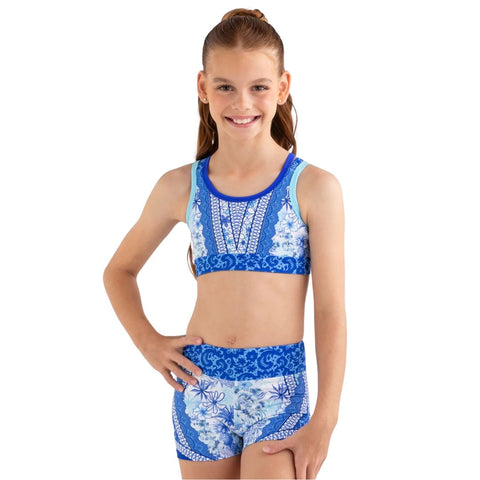 Bettina Blue Crop Top Child