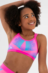 Cindy Rainbow Crop Top