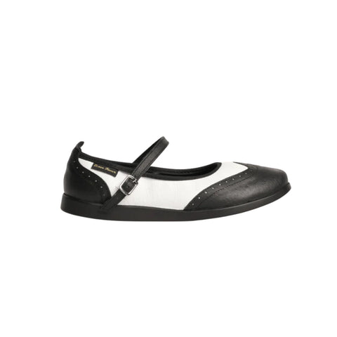 7820BW Ladies Classic Mary Jane Wingtip Leather Dance Shoe