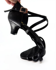 Fire - Low Junior Heel Latin Dance Sandal