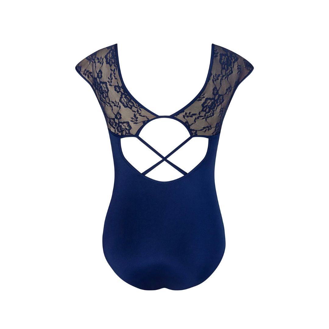 Mila Cross-Back Lace Leotard