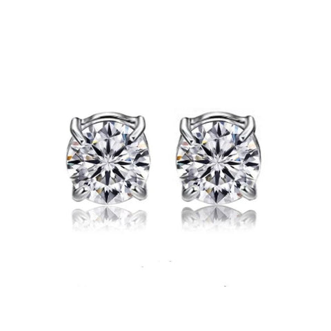 KySienn Magnetic Diamante Round Earrings