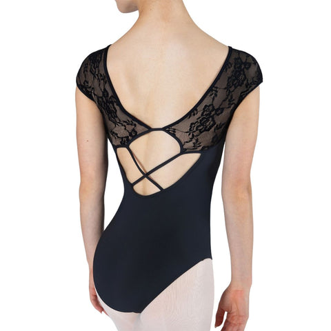 Mila Cross-Back Lace Leotard