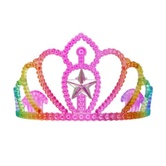 Rainbow Unicorn Star Crown