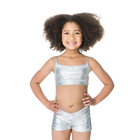 Metallic Camisole Crop Top Child