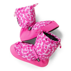 Bloch Adult Confetti Hearts Printed Warmup Booties