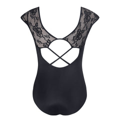 Mila Cross-Back Lace Leotard