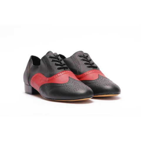 7812BR Gentlemens Leather Wingtip Lace Up Dance Shoe