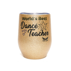 Mad Ally Stemless Glitter Mug Dance Teacher