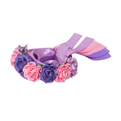 Flower Headband with Ribbon